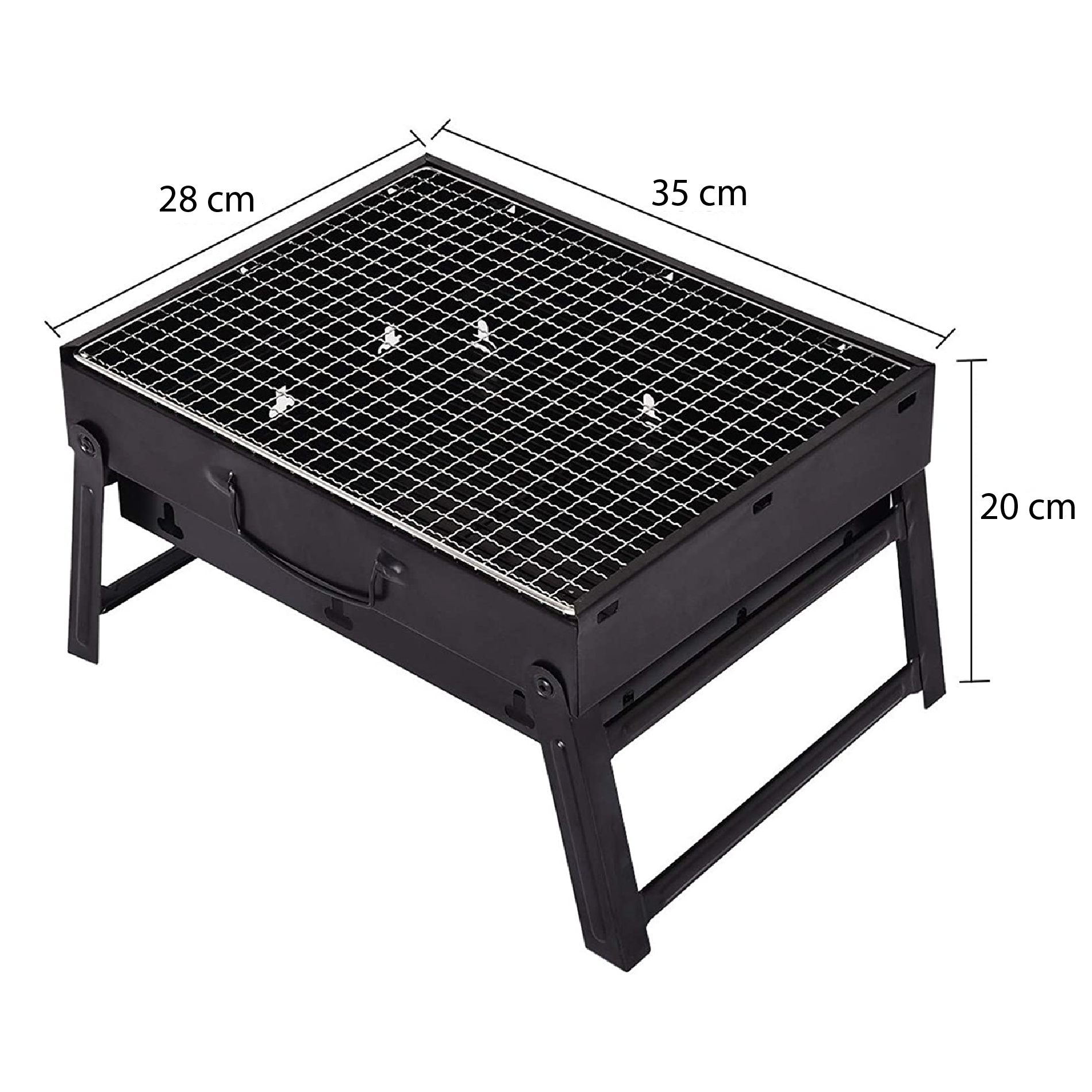 Mini Asador Parrilla A Carbón Portátil