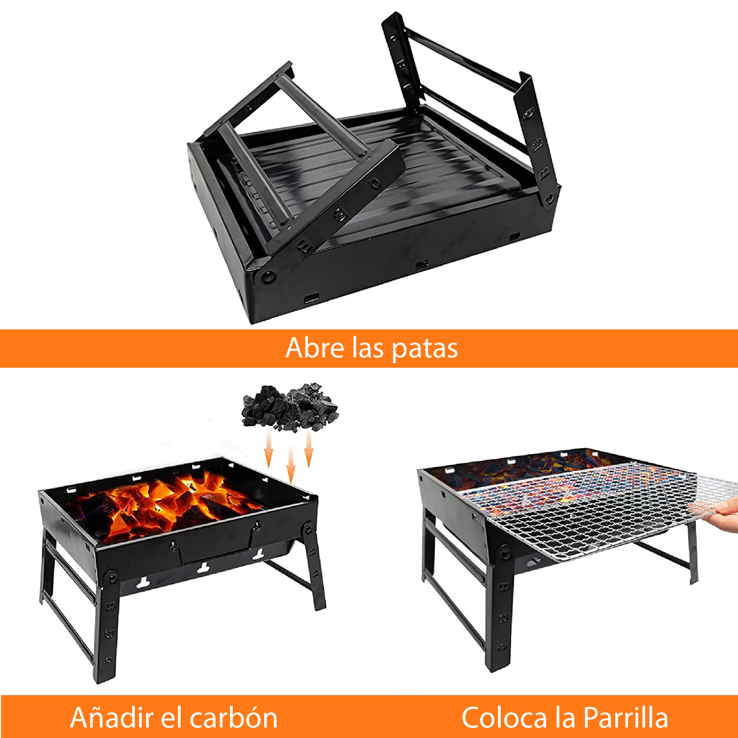 Mini Asador Parrilla A Carbón Portátil