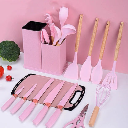 Set 19 Piezas Utensilios De Cocina Silic