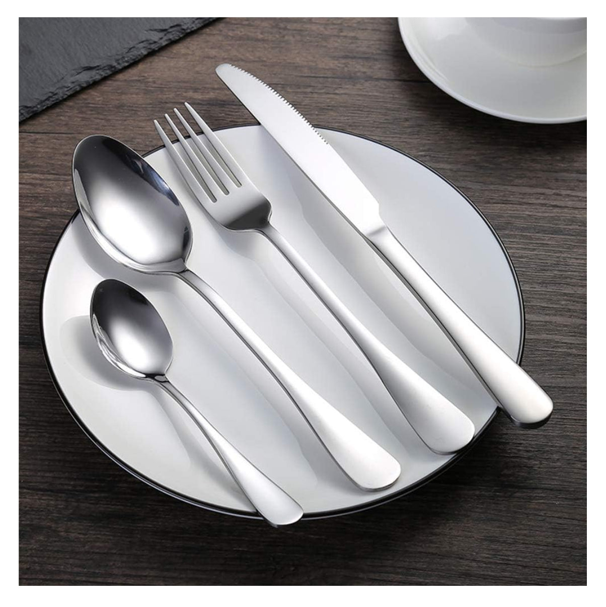 Cubiertos 24 Piezas De Lujo Acero Inoxid