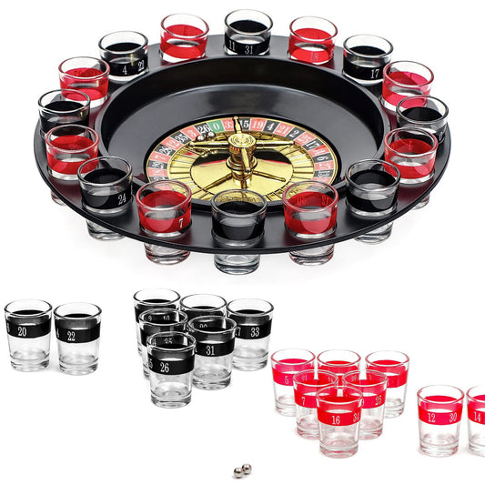Ruleta tragos shots 16 copas juego adult