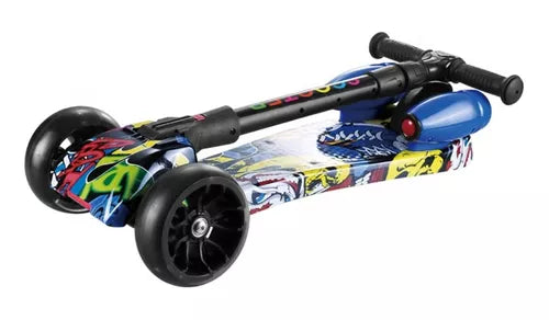 Scooter Monopatín Humo Con Luces